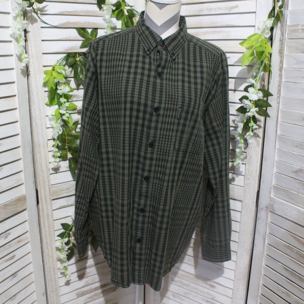 Columbia Sportswear Men’s Long Sleeve Plaid Shirt – 100% Cotton
